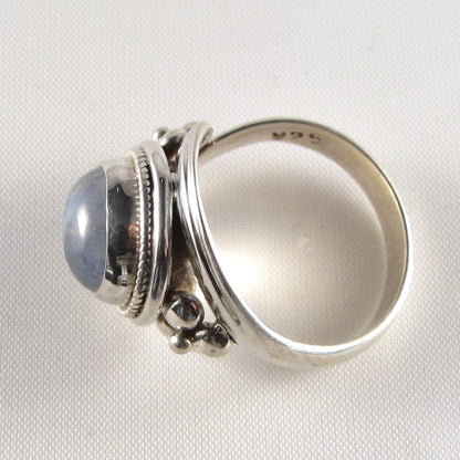 PR-115D     Rainbow Moon stone Ring