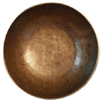Carved  hand hammer bowl set  12"           SB-600S