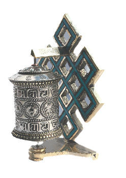 Endless Knot Prayer Wheel  W0550