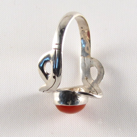 PR-113A Carnelian stone Ring